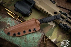 Toor Knives Anaconda Outlaw Fixed Blade Knife Ebony 3.75" Black Oxide -Best Knifes Shop Anaconda Outlaw 4 89604.1683270474