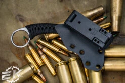 Bastinelli Knives/Doug Marcaida Pika Fixed Blade Knife 1.5" Stonewash Cobra Wrap -Best Knifes Shop BAS 202W 2 64437.1689189979