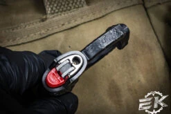 Bastinelli/2 Saints Mini Bic Lighter Case Bronze Reaper Engraving -Best Knifes Shop BAS 228 4 34925.1689114312