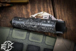 Bastinelli Creations Maxi Bic Full Size Lighter Case, 2 Saints Bronze Reaper Engraved -Best Knifes Shop BAS 229 3 75728.1689961485