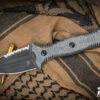 Bastinelli Knives Telum Fixed Blade Knife Black Micarta 2.75" Dark Stonewash Serrated -Best Knifes Shop BAS TEL BKPS 3 79533.1689982343