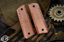 Blackside Customs 1911 Government Grips Copper Vapor Blasted, Ambi Safety