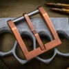 Blackside Customs Modular Belt Buckle Copper Carbon Fiber Inlay -Best Knifes Shop BSC B CUCF 3 64919.1685292944