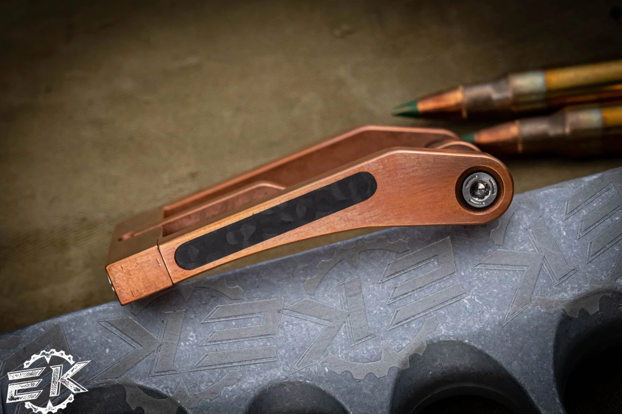 Blackside Customs Modular Belt Buckle Copper Carbon Fiber Inlay 4 Blackside Customs Modular Belt Buckle Copper Carbon Fiber Inlay - Image 2