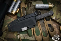 Blackside Customs Fedele X Fixed Blade Knife Carbon Fiber 4.5" Stonewash BSC-FX -Best Knifes Shop BSC CF SW 5 82386.1676931569