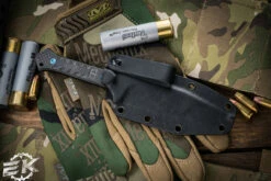 Blackside Customs Fedele X Fixed Blade Knife Carbon Fiber 4.5" DLC BSC-FX -Best Knifes Shop BSC FX CF DLC BLUE 2 55332.1676931882