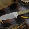 Blackside Customs Fedele X Fixed Blade Knife OD Green G10 4.5" N690C Stonewash BSC-FX -Best Knifes Shop BSC FX SW G10 OD 2 77672.1667412852