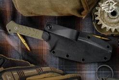 Blackside Customs Fedele X Fixed Blade Knife OD Green G10 4.5" N690C Stonewash BSC-FX -Best Knifes Shop BSC FX SW G10 OD 4 10937.1667412856