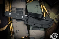 Blackside Customs Kimura Fixed Blade Knife Carbon Fiber 4" Tanto Stonewash BSC-K1 -Best Knifes Shop BSC K1 G10 GM 3 23021.1680644760