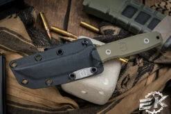 Blackside Customs Kimura Fixed Blade Knife OD G10 4" Tanto OD BSC-K1 -Best Knifes Shop BSC K1 G10 OD 2 11164.1690982702