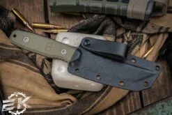 Blackside Customs Kimura Fixed Blade Knife OD G10 4" Tanto OD BSC-K1 -Best Knifes Shop BSC K1 G10 OD 4 96459.1690982700