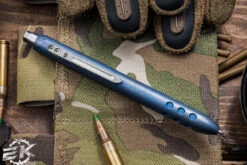 Blackside Customs Titanium Pen 5" Blue Blasted Finish