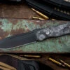 Blackside Customs Plan B Fixed Blade Camo Carbon Handle 4" Black Drop Point -Best Knifes Shop BSC PB CC BK 2 53850.1683046289