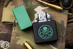 Blackside Custom Zippo Lighter Hydra Green -Best Knifes Shop BSCL HGR 4 70222.1682490270