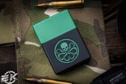 Blackside Custom Zippo Lighter Hydra Green