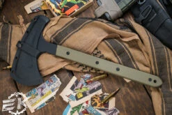 Toor Knives Brawker Throwing Axe Tomahawk Ranger Green G10 6.75" Black -Best Knifes Shop Brawker Green 3 29747.1689961838