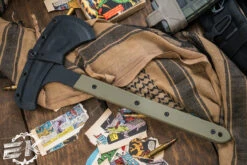 Toor Knives Brawker Throwing Axe Tomahawk Ranger Green G10 6.75" Black -Best Knifes Shop Brawker Green 4 00780.1689961839