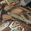 Toor Knives Brawker Throwing Axe Tomahawk Ranger Green G10 6.75" Black