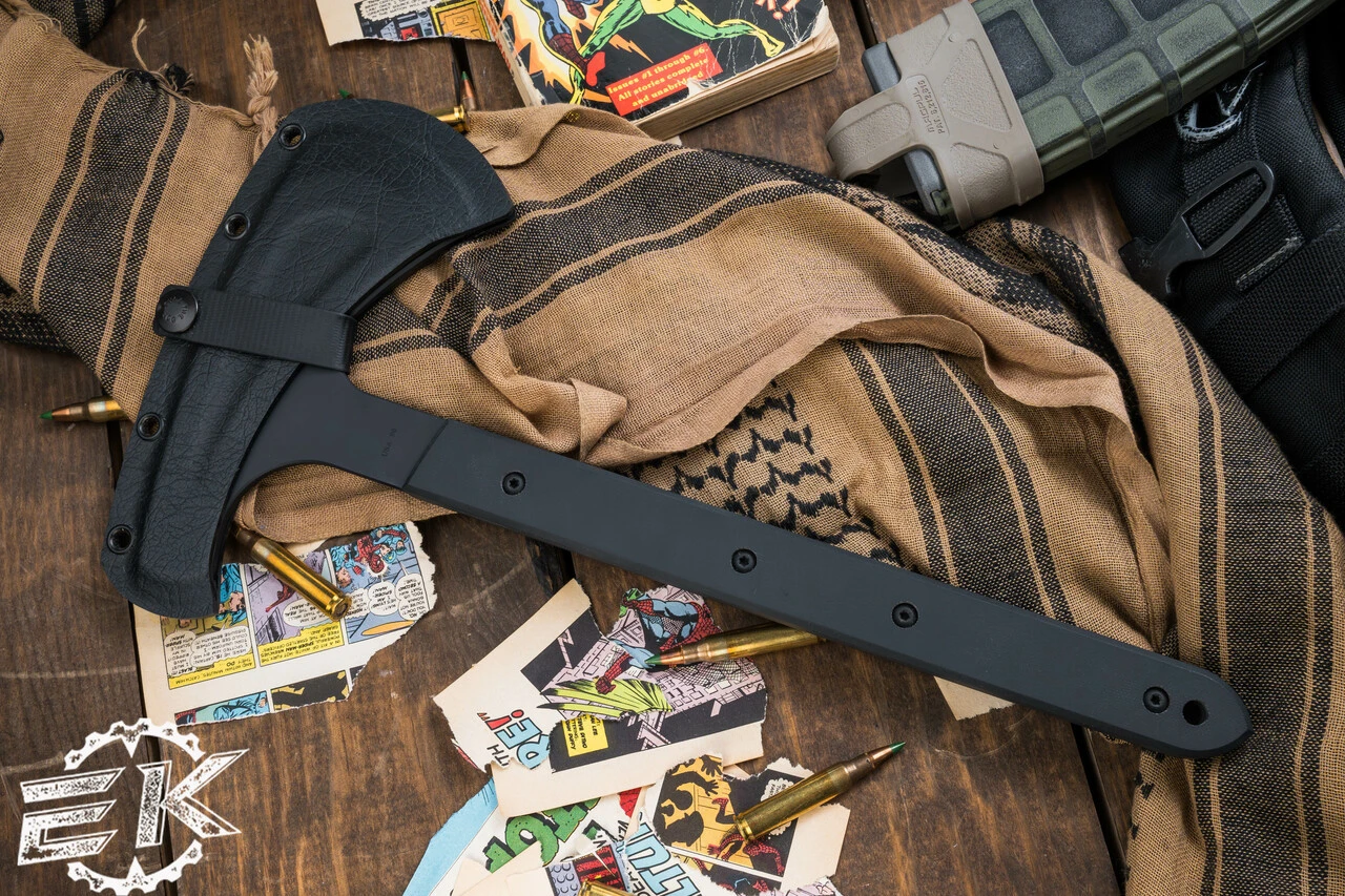 Toor Knives Brawker Throwing Axe Tomahawk Shadow Black G10 6.75" Black 6 Toor Knives Brawker Throwing Axe Tomahawk Shadow Black G10 6.75" Black - Image 4