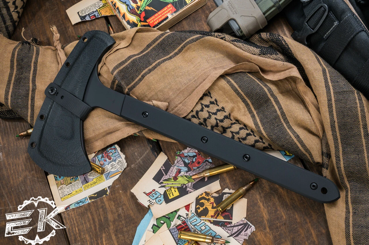 Toor Knives Brawker Throwing Axe Tomahawk Shadow Black G10 6.75" Black 5 Toor Knives Brawker Throwing Axe Tomahawk Shadow Black G10 6.75" Black - Image 3