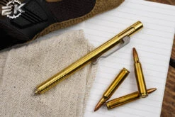 D Rocket Designs Kaze Clip Action Pen Bronze 5.3" Titanium Clip -Best Knifes Shop Bronze 3 52343.1670447499