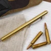 D Rocket Designs Kaze Clip Action Pen Bronze 5.3" Titanium Clip -Best Knifes Shop Bronze 98549.1670447494