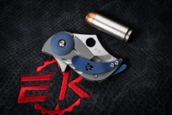 Spyderco Pochi Folding Knife Titanium 1.58" S45VN Satin Clip Point C256TIP -Best Knifes Shop C258TIP Closed 2 34678.1668124351