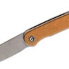 CIVIVI Stylum Front Flipper/Slip Joint Knife Brown Micarta 2.9" Stonewash C20010B-A -Best Knifes Shop CIVC20010BA 1 64738.1647209190
