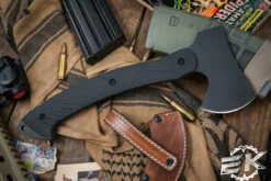 Toor Knives Camp Axe Fixed Blade Knife Shadow Black G10 12" Black 7 Toor Knives Camp Axe Fixed Blade Knife Shadow Black G10 12" Black -Best Knifes Shop Camp Axe Shadow Black 3 64041.1689963557