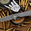 Toor Knives "Chasm" Titanium Folding Knife 3.25" Tanto Stonewash FL154T 2 Toor Knives "Chasm" Titanium Folding Knife 3.25" Tanto Stonewash FL154T -Best Knifes Shop Chasm T Stone 85186786 58812.1669090823
