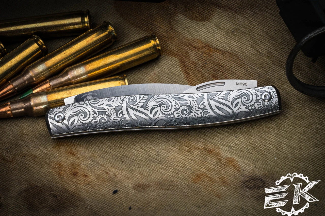 D Rocket Designs Serpentine Paisley Slipjoint Knife 2.25" Bottle Opener 4 D Rocket Designs Serpentine Paisley Slipjoint Knife 2.25" Bottle Opener - Image 2