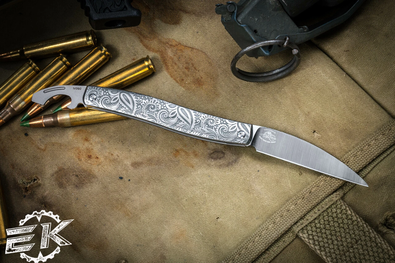 D Rocket Designs Serpentine Paisley Slipjoint Knife 2.25" Bottle Opener 6 D Rocket Designs Serpentine Paisley Slipjoint Knife 2.25" Bottle Opener - Image 4