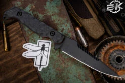 Toor Knives Darter Fixed Blade Knife Black G10 4.25" Shadow Black