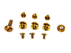 Rick Hinderer Knives EKlipse Hardware Set, Stonewash Bronze Titanium