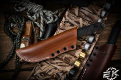 Toor Knives Field 3.0 Fixed Blade Knife Ebony/Copper 3.6" Battleship Grey Drop Point -Best Knifes Shop Field 3.0 Battleship Grey 19829.1673896524