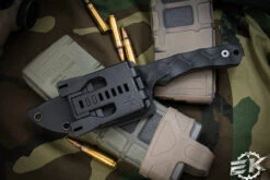 Stroup Knives GP2 Fixed Blade Knife Black G10 3.5" Acid Wash Drop Point -Best Knifes Shop GP2 BLACK G10 4 33920.1678089903