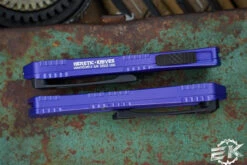 Heretic Knives Manticore S OTF Automatic Knife 2.6" Bowie DLC H022B-6A-PU -Best Knifes Shop H022B 6A PU 3 06031.1668284004