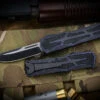 Heretic Knives "Colossus" OTF Breakthrough Purple Aluminum 3.5" Battleworn Drop Point H039-14A-BRKPU
