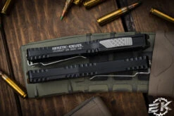 Heretic Knives "Colossus" OTF Automatic Knife Black 3.5" Tanto Stonewash Serrated H040-2B 7 Heretic Knives "Colossus" OTF Automatic Knife Black 3.5" Tanto Stonewash Serrated H040-2B -Best Knifes Shop H040 2B 3 25969.1680919909