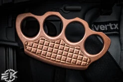 Microtech Marfione Custom Hand Tank Copper 4-Hole Paperweight (Copper)