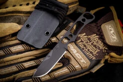 Hawk Creek Armory "Savage Lite" Skeletonized Fixed Blade Black Cerakote SL001