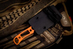 Hawk Creek Armory "Savage Lite" Skeletonized Fixed Blade Orange Cerakote SL005 -Best Knifes Shop IMG 0655 72096.1653272760