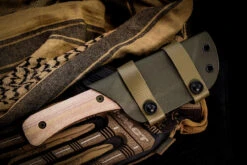 Hawk Creek Armory "Scout" Fixed Blade Knife Tan Micarta OD Green Cerakote SC003 -Best Knifes Shop IMG 0683 3 09387.1652280811