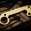 Blackside Customs T-Bot Brass Stonewashed Tactical Tool/Bottle Opener 5"
