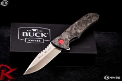 Buck Knives Buck 841 Sprint Pro Folding Knife Marbled Carbon Fiber 3.1" S30V Satin