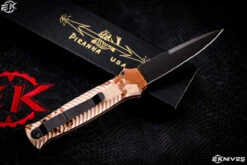 Piranha "Miniguard" Automatic Knife Camo 2.9" Spear Point Black P7-CT -Best Knifes Shop IMG 1137 Edit 2 32359.1653325892