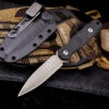 Blackside Customs P7 (Phase 7) Black G10 3.5" Dagger Grey Matter Finish -Best Knifes Shop IMG 2240 55175.1655682651