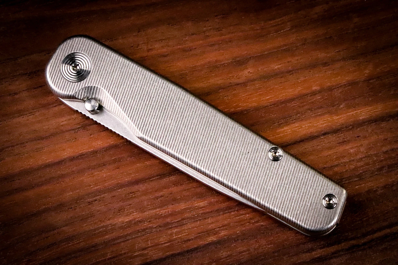 Tactile Knife Co. "Rockwall" Thumbstud Folding Knife Titanium 2.84" MagnaCut 4 Tactile Knife Co. "Rockwall" Thumbstud Folding Knife Titanium 2.84" MagnaCut - Image 2