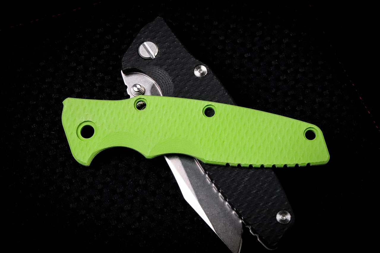 Rick Hinderer Knives Eklipse 3.5" Neon Green G10 Scale 3 Rick Hinderer Knives Eklipse 3.5" Neon Green G10 Scale