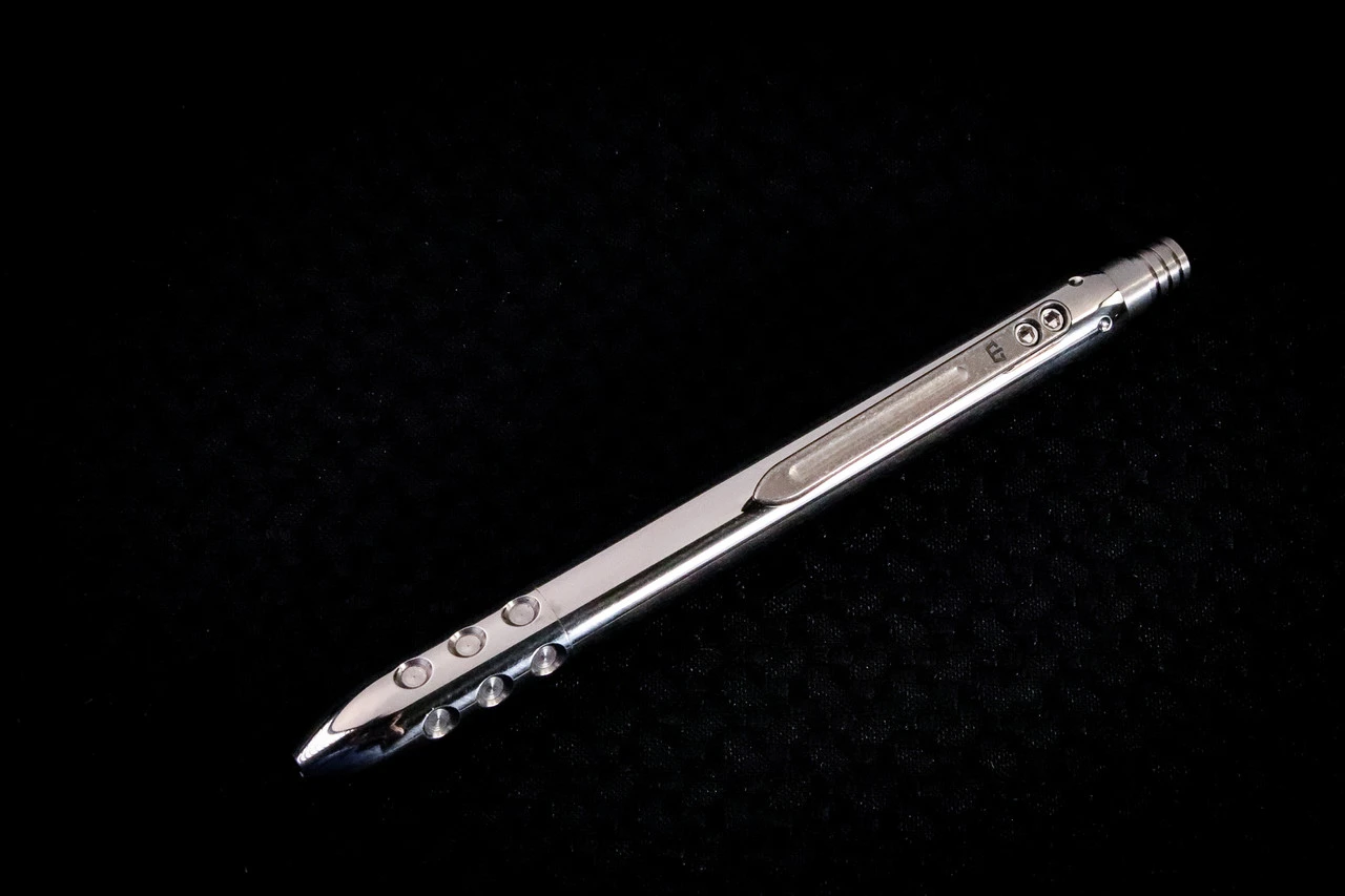 Blackside Customs Titanium Polished Finish Click Pen 3 Blackside Customs Titanium Polished Finish Click Pen